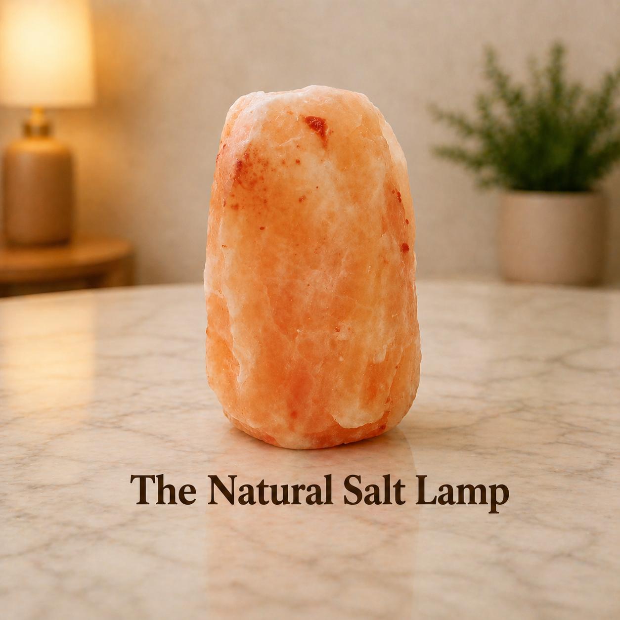 Himalayan Salt Lamp 1–12KG Natural Pink Crystal Warm Night Light with Marble Base Air Purifier Home Decor