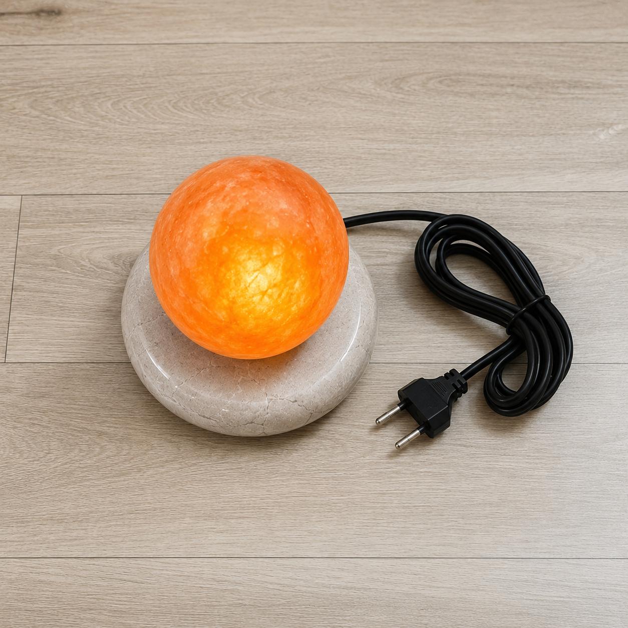 Natural Himalayan Salt Lamp Round Shape with Dimmer Switch