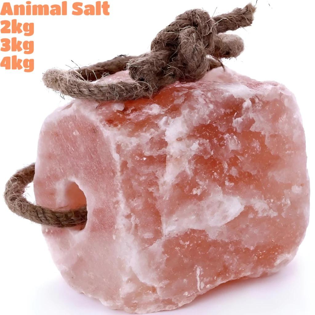 10 PCS Animal Licking Salt 2-4kg – Garam Mineral Semula Jadi Untuk Lembu, Kuda & Kambing