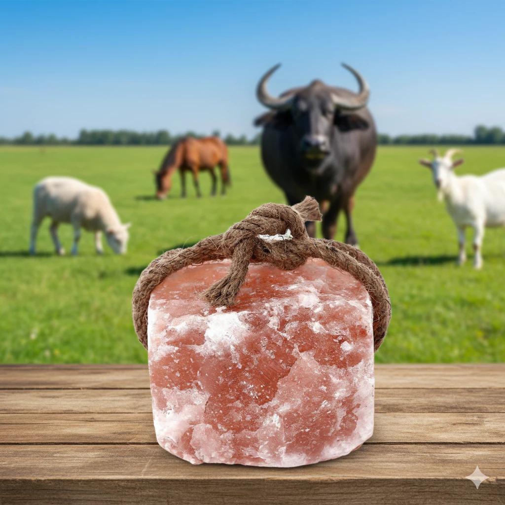 10 PCS Animal Licking Salt 2-4kg – Garam Mineral Semula Jadi Untuk Lembu, Kuda & Kambing