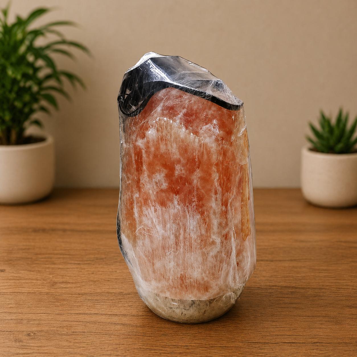 Himalayan Salt Lamp 1–12KG Natural Pink Crystal Warm Night Light with Marble Base Air Purifier Home Decor