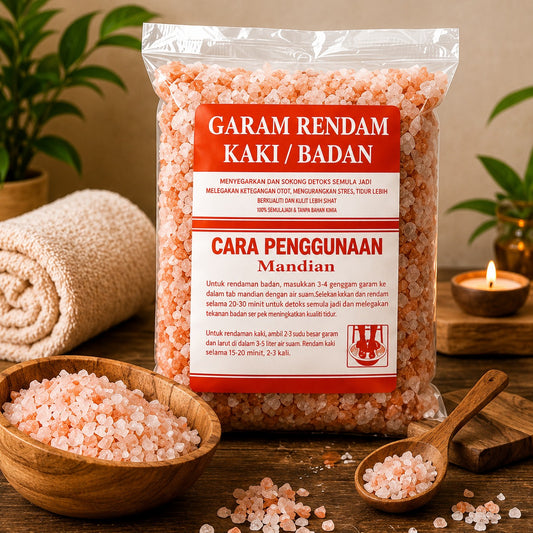100 KG Himalayan Bath Salt | Natural Foot & Body Soak Salt | 84+ Minerals | Relaxing Spa Salt