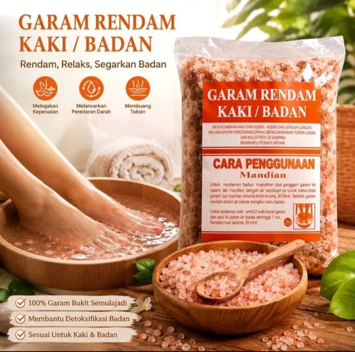 100 KG Himalayan Bath Salt | Natural Foot & Body Soak Salt | 84+ Minerals | Relaxing Spa Salt