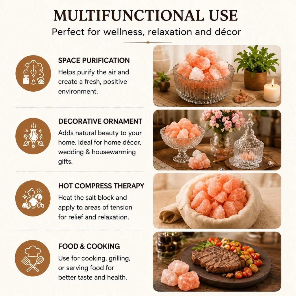 100 Kg Himalayan Rock Salt Over 80 Minerals Himalayan Salt Stone Natural